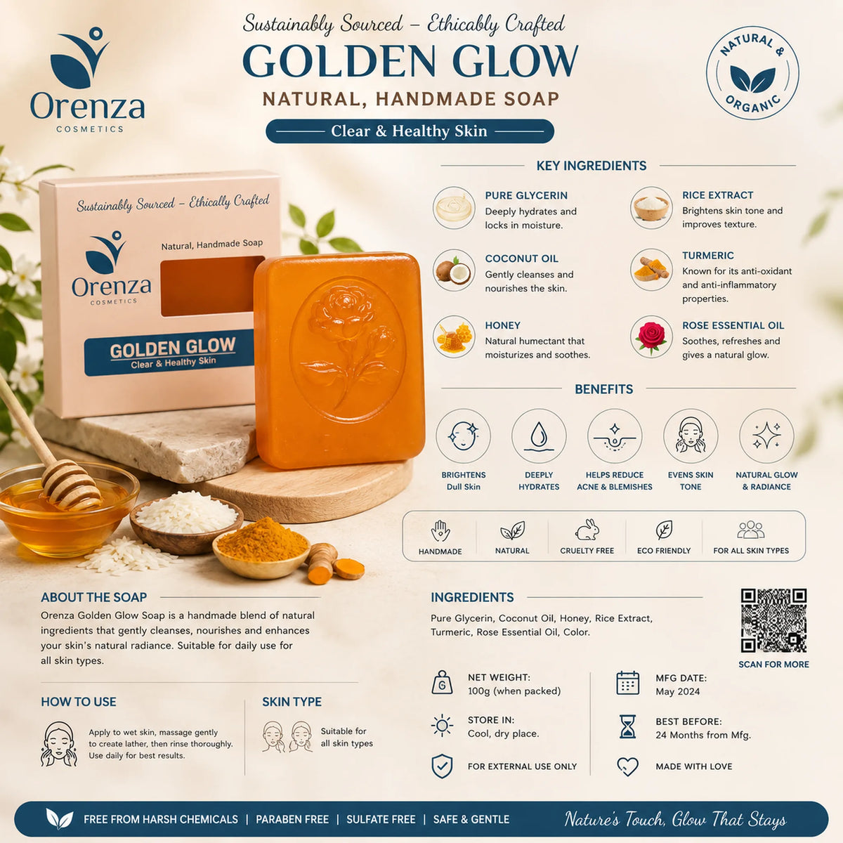 Organic Turmeric Soap