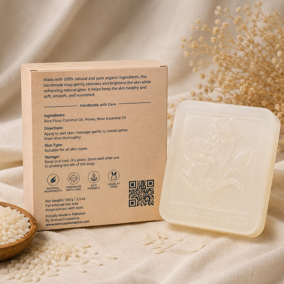 Organic Rice Soap